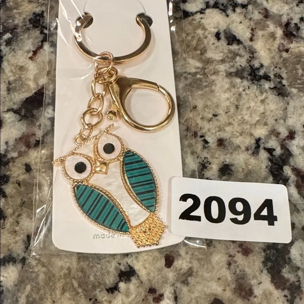 2094 Owl Key‎ Ring & Bag Charm
